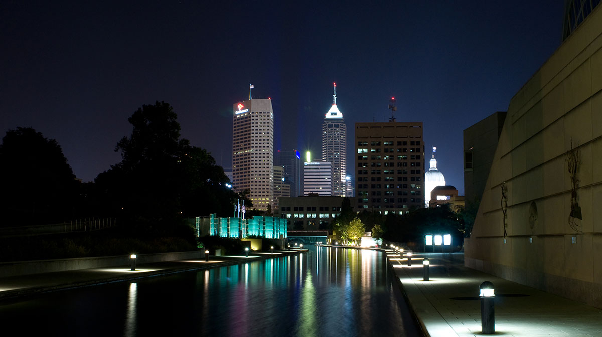 Indianapolis at Night